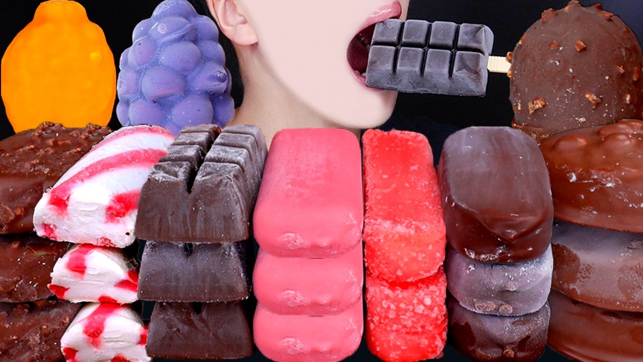 ASMR CHOCOLATE ICE CREAM NUTELLA DESSERT MUKBANG 초콜릿 아이스크림 먹방 チョコレートアイスクリーム 咀嚼音 EATING SOUNDS