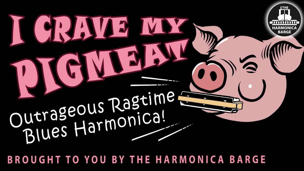 Outrageous Ragtime Piedmont Blues Harmonica- I Crave my Pigmeat