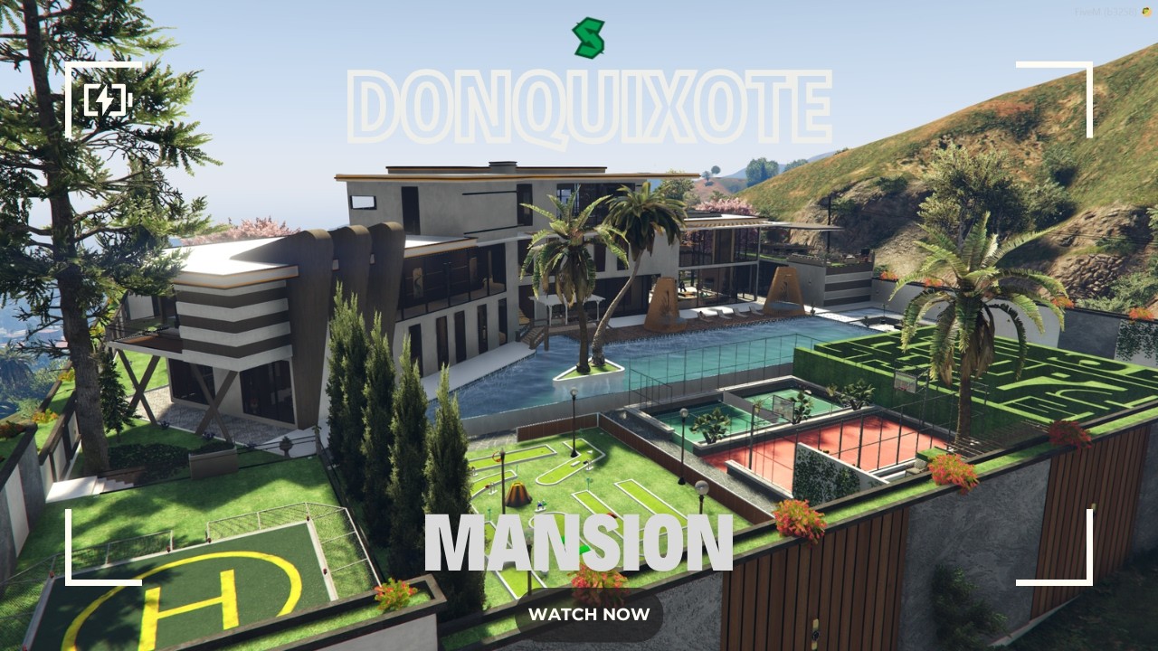 [MLO] Donquixote Mansion/ FiveM MLO Mansion / GTA5