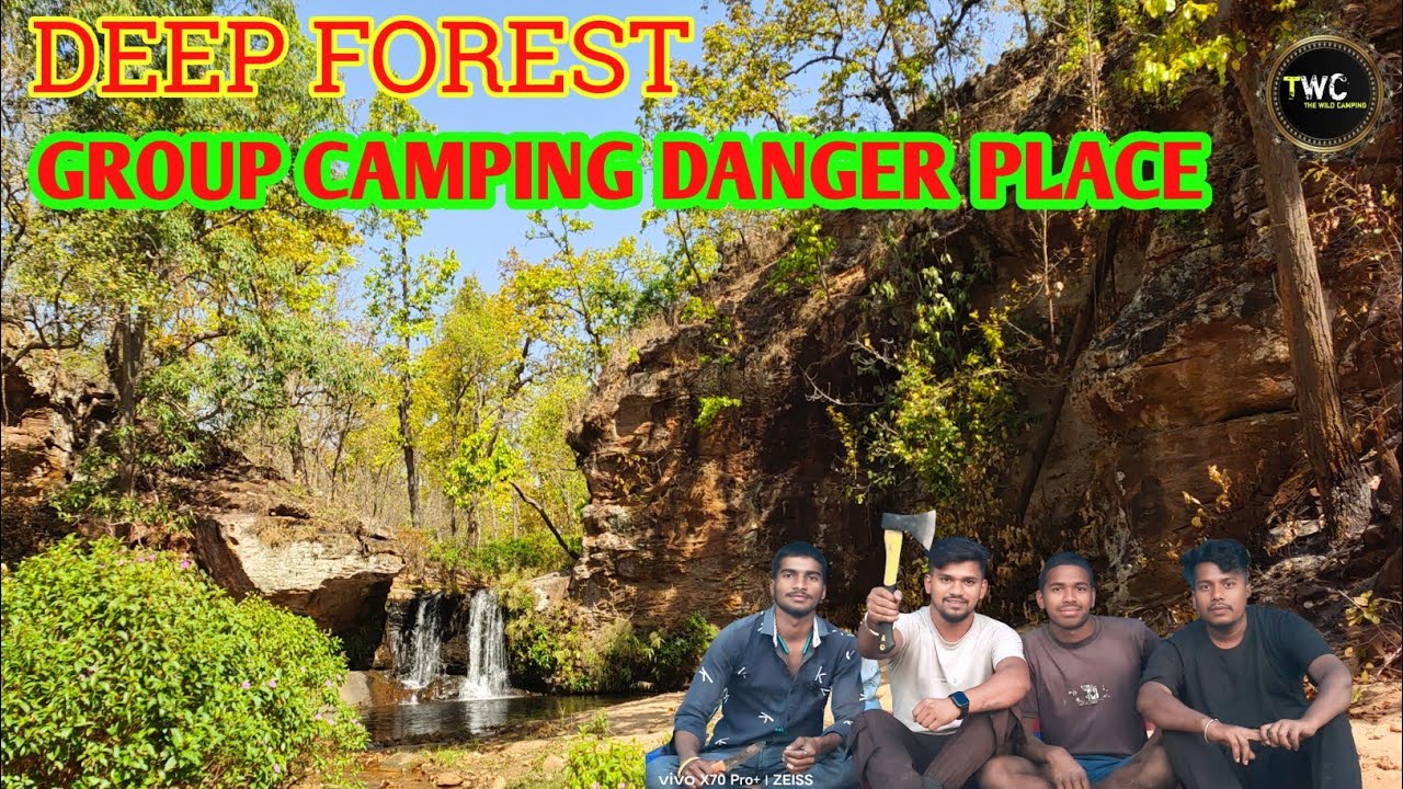 Deep forest camping | 6 person group camping | camping and wild explore | hunting and eating |
