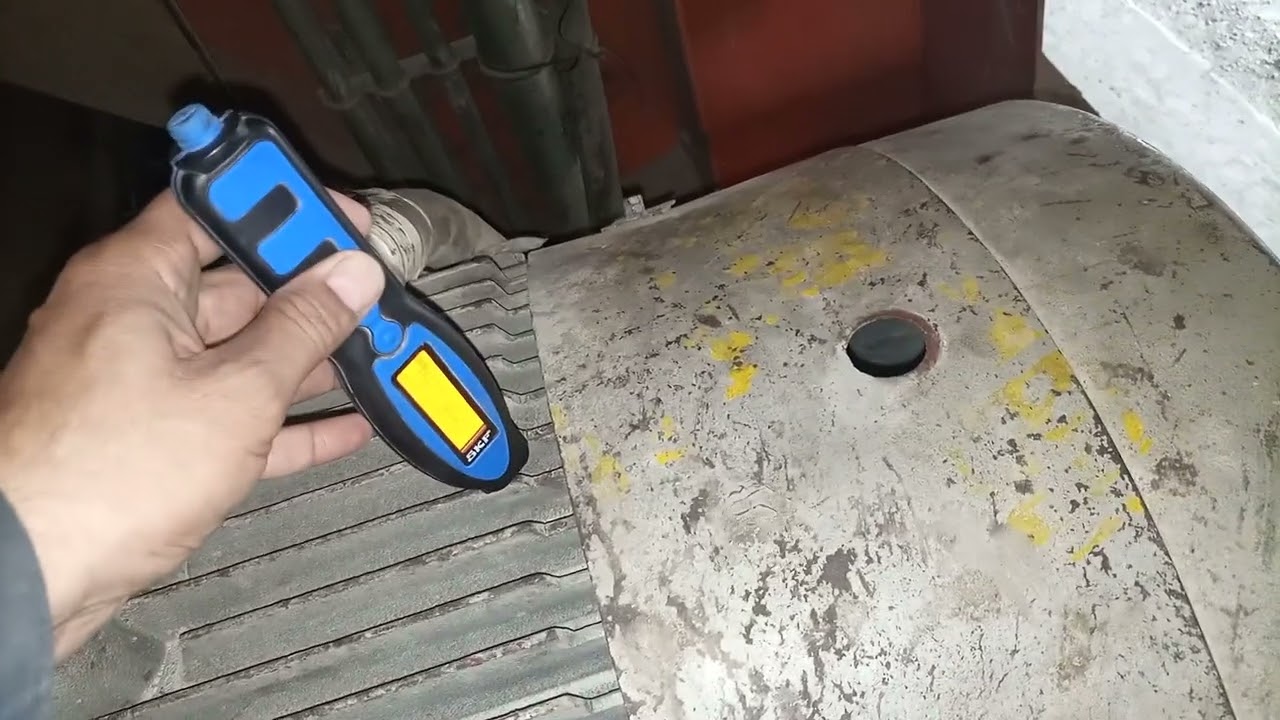 Motor Gearbox trial run and condition monitoring. IPM, reliability vibration analysis fault finding