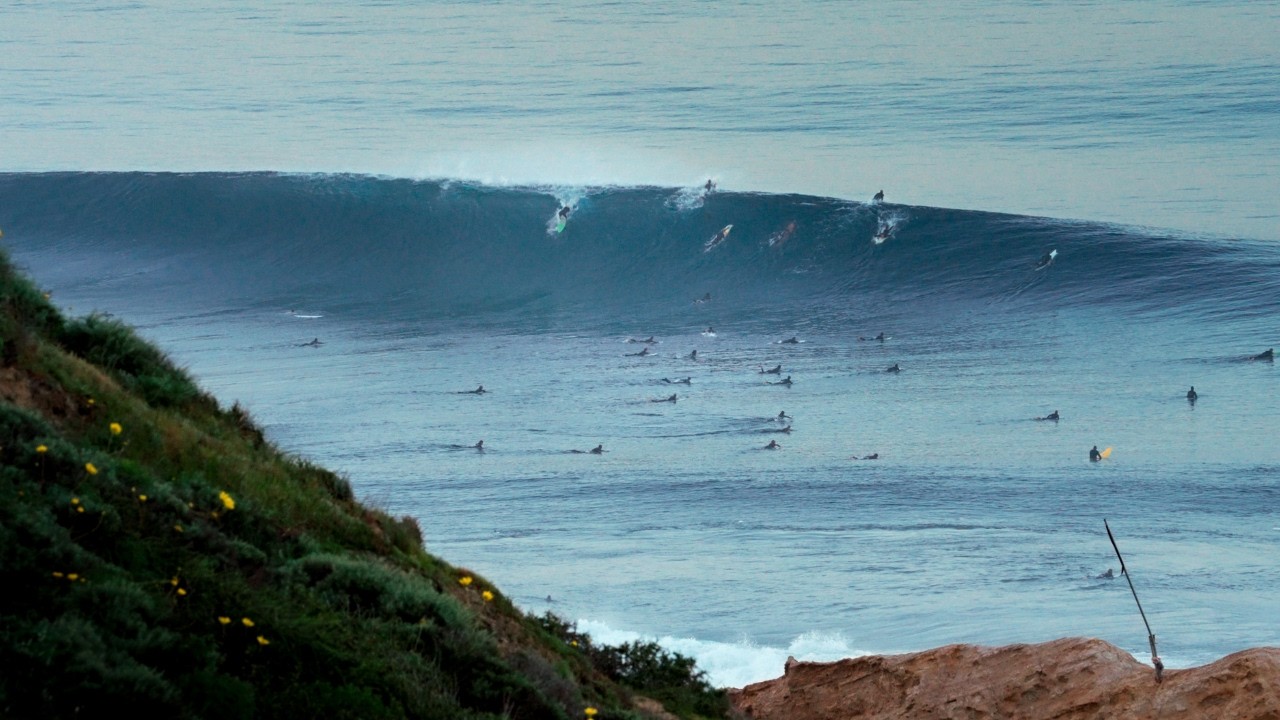 BLACKS BEACH WAS FIRING | Double Overhead Barrels & XL Canyon Sets