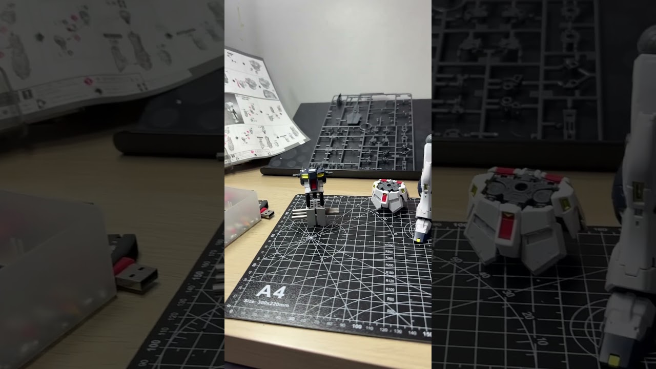 Current WIP #gundam #nugundam #bandaigundam #modelkit #gunpla #gundamcommunity