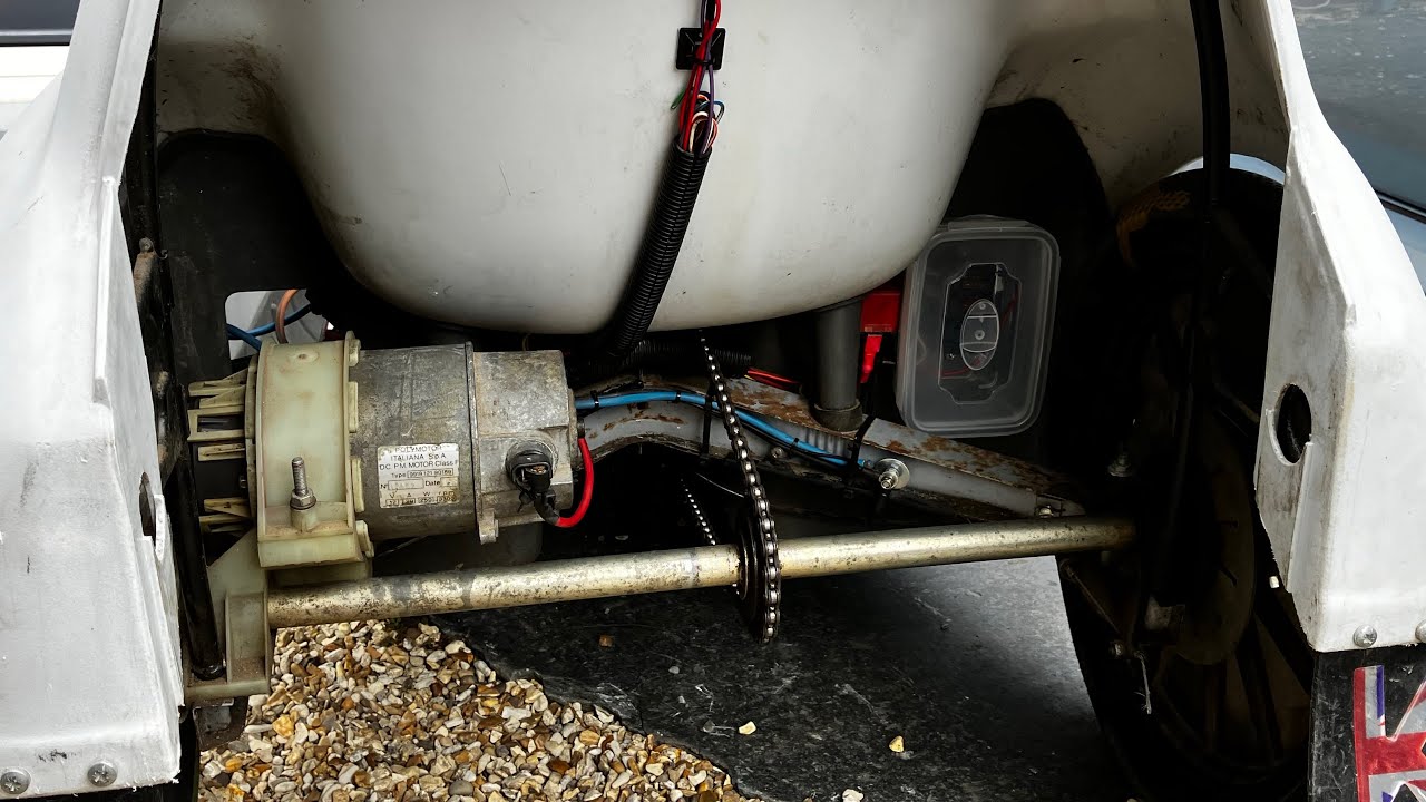 Sinclair C5 - replacing the electronics with a basic relay setup - July 24