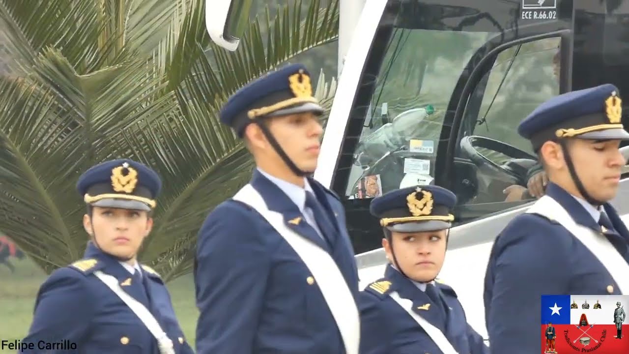 Escuela de Aviación Capitán Manuel Ávalos Prado Prácticas Gran Parada Militar 2023