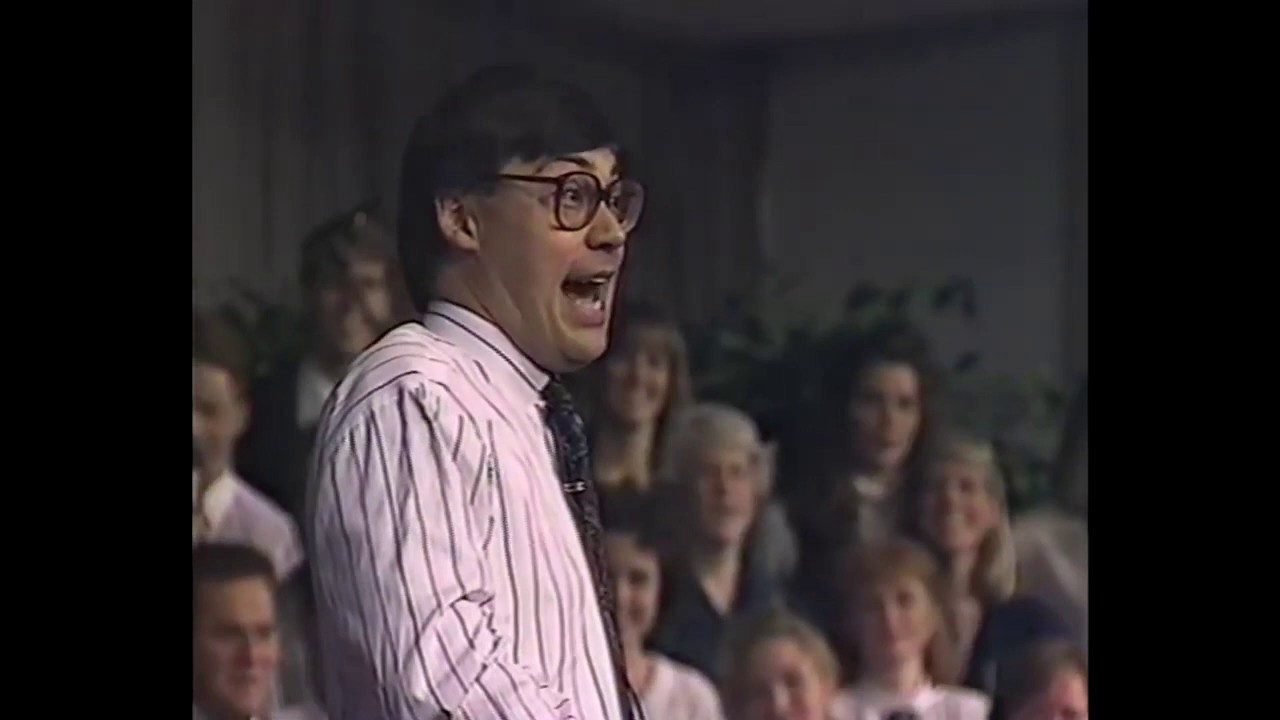 Pastor Ulf Ekman goes insane (speaking in tongues and beating people)