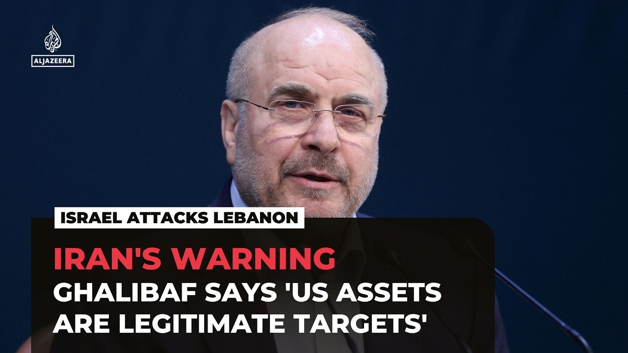 Iran's Ghalibaf warns of 'direct confrontation' amid Israeli attacks on Lebanon
