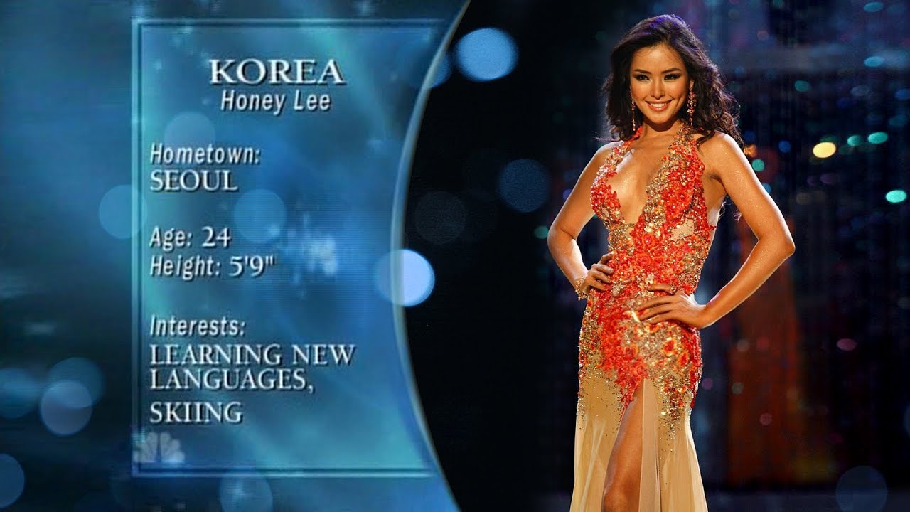 Miss Universe 2007 - 3rd Runner up l Honey Lee