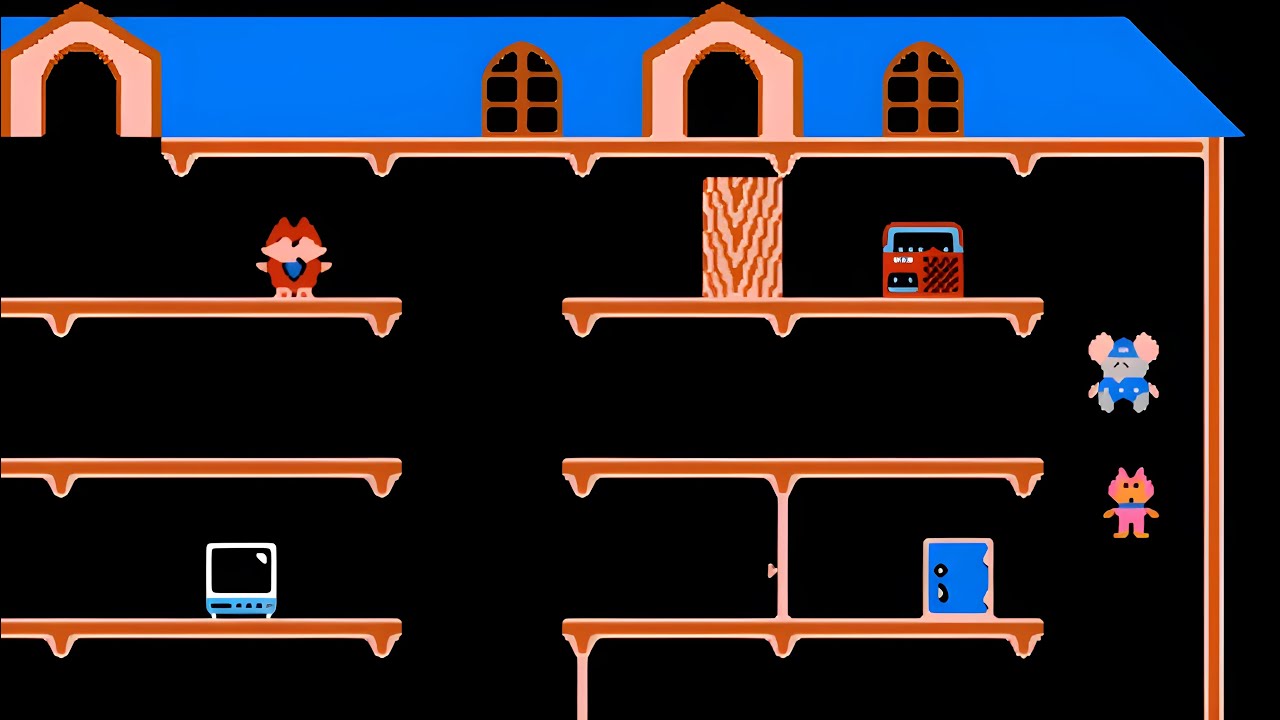 MAPPY 1983 Уровень 170