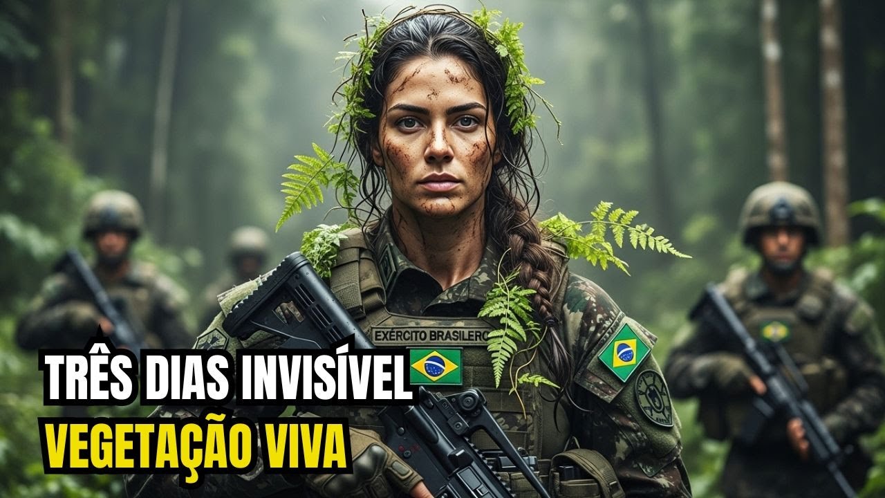 Ela Estava Invisível Na Selva Há Três Dias — Observando Cada Movimento Deles