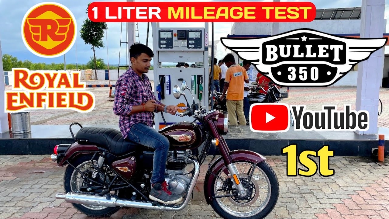 1 Liter Mileage Test  Of New 2023 RE Bullet 350 E20 Model || it's Shocking !!!
