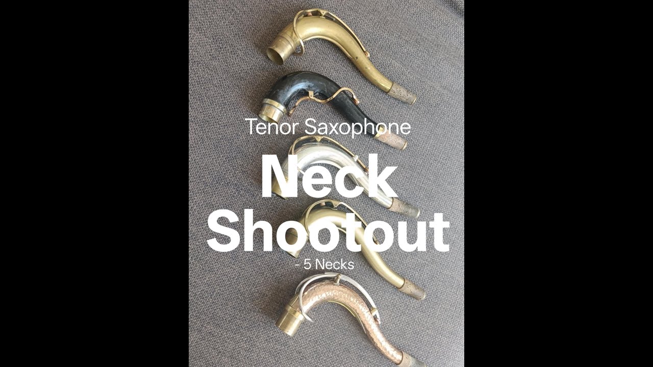 Tenor saxophone neck shootout - 3 Selmer, Yanagisawa Parachos, hand hammered, 5 necks!