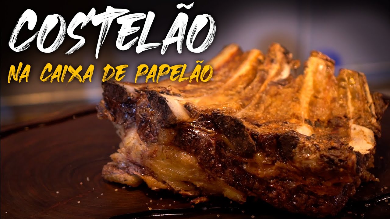 Costela de churrascaria com caixa de papelão | Embaixador do Churrasco