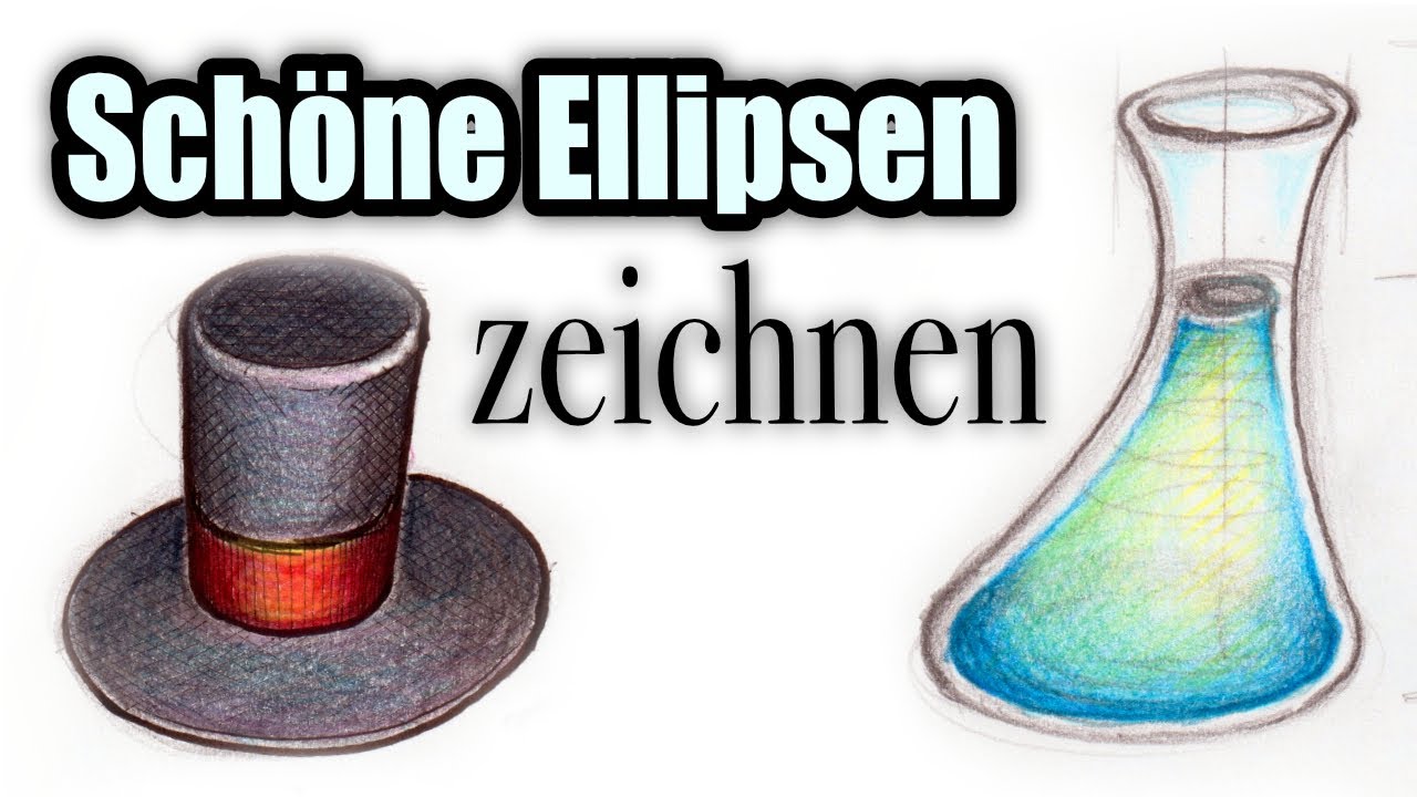 Zylinder zeichnen ✍️  mit Ellipsen