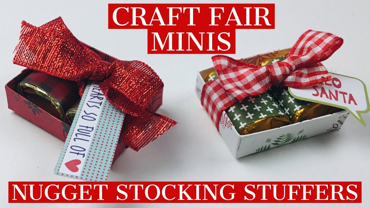 CRAFT FAIR FAVORS AND STOCKING STUFFER CUTIES...ONLY NEED ONE 6x6 PAPER