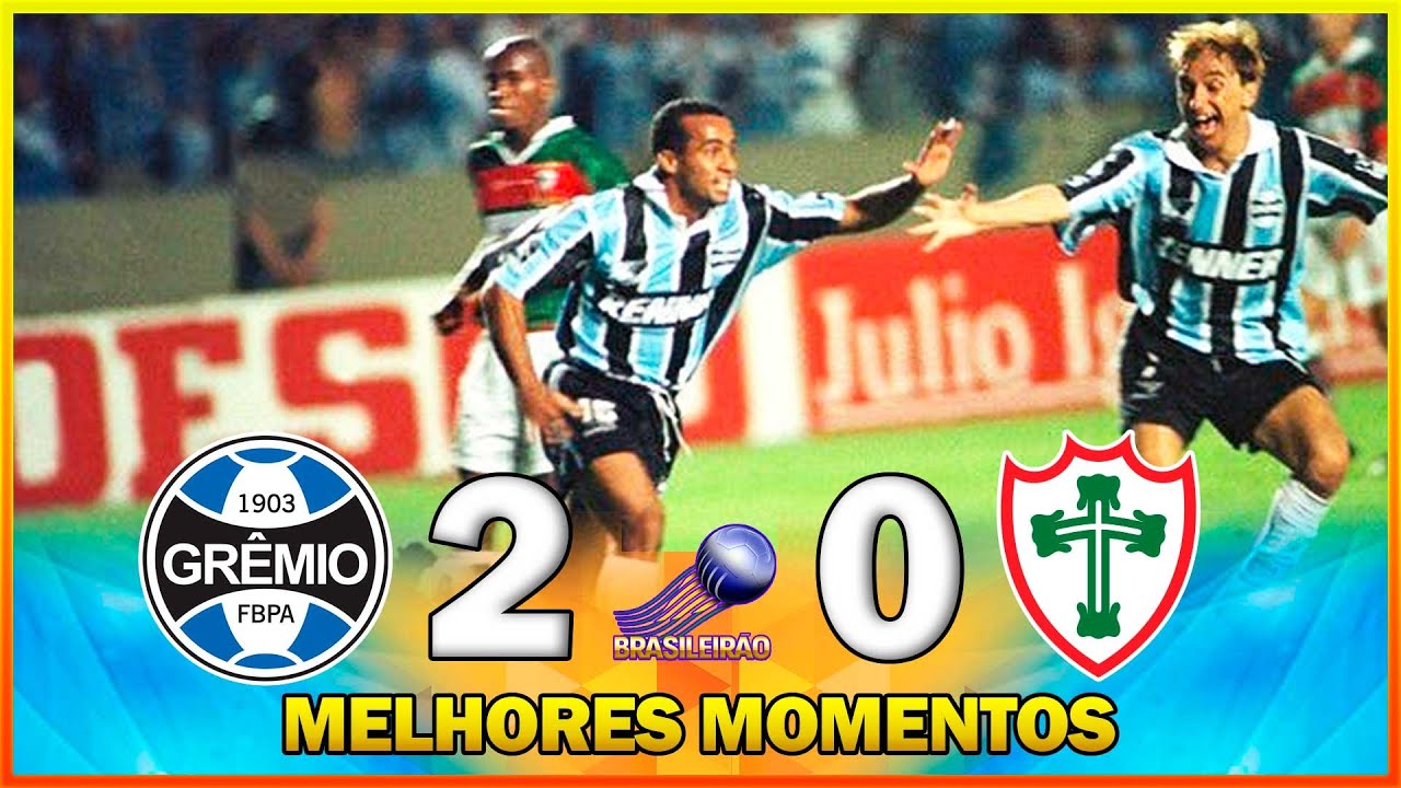GRÊMIO 2 x 0 PORTUGUESA ● MELHORES MOMENTOS ● CAMPEONATO BRASILEIRO 1996 ● FINAL ● JOGO 02
