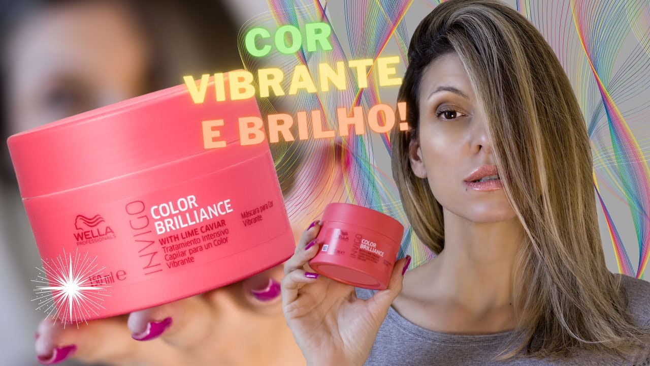 Livre-se dos cabelos secos e desbotados depois da coloração! Resenha: Máscara Color Brilliance Wella