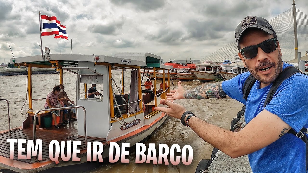 A BANGKOK QUE SÓ DÁ PARA CONHECER DE BARCO 🇹🇭