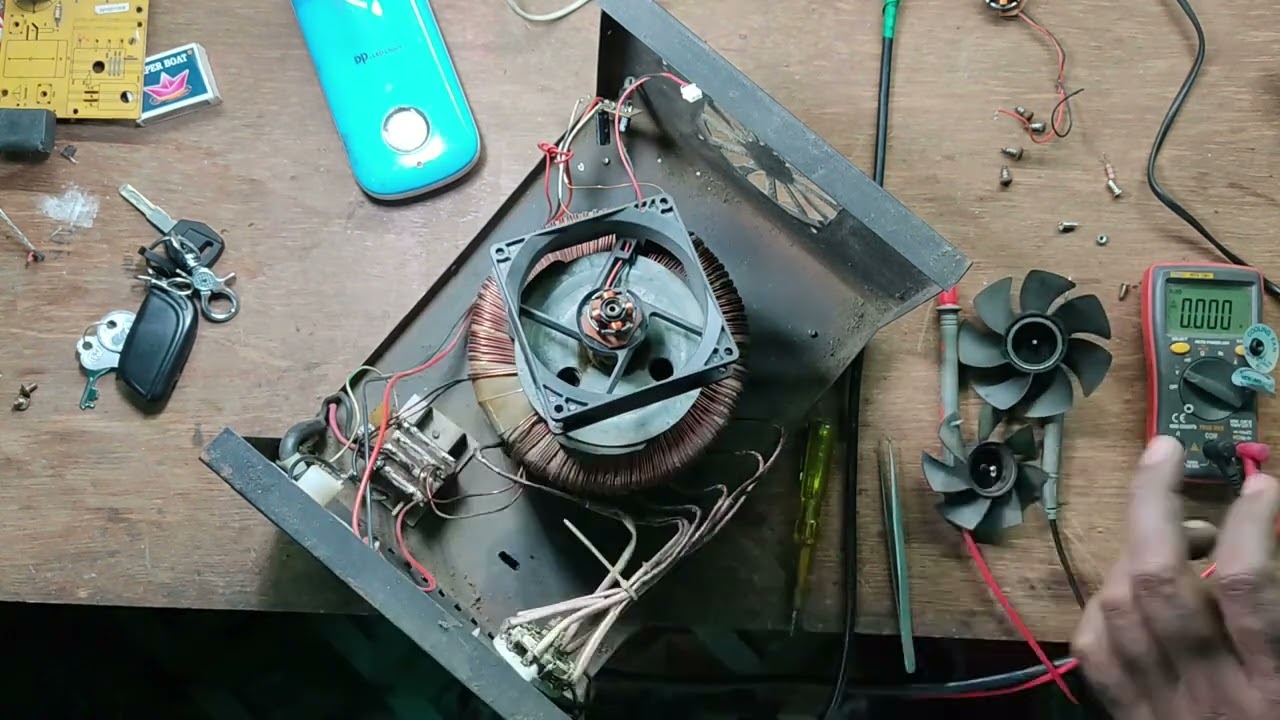 toto charger fan repairing // fan disassembly