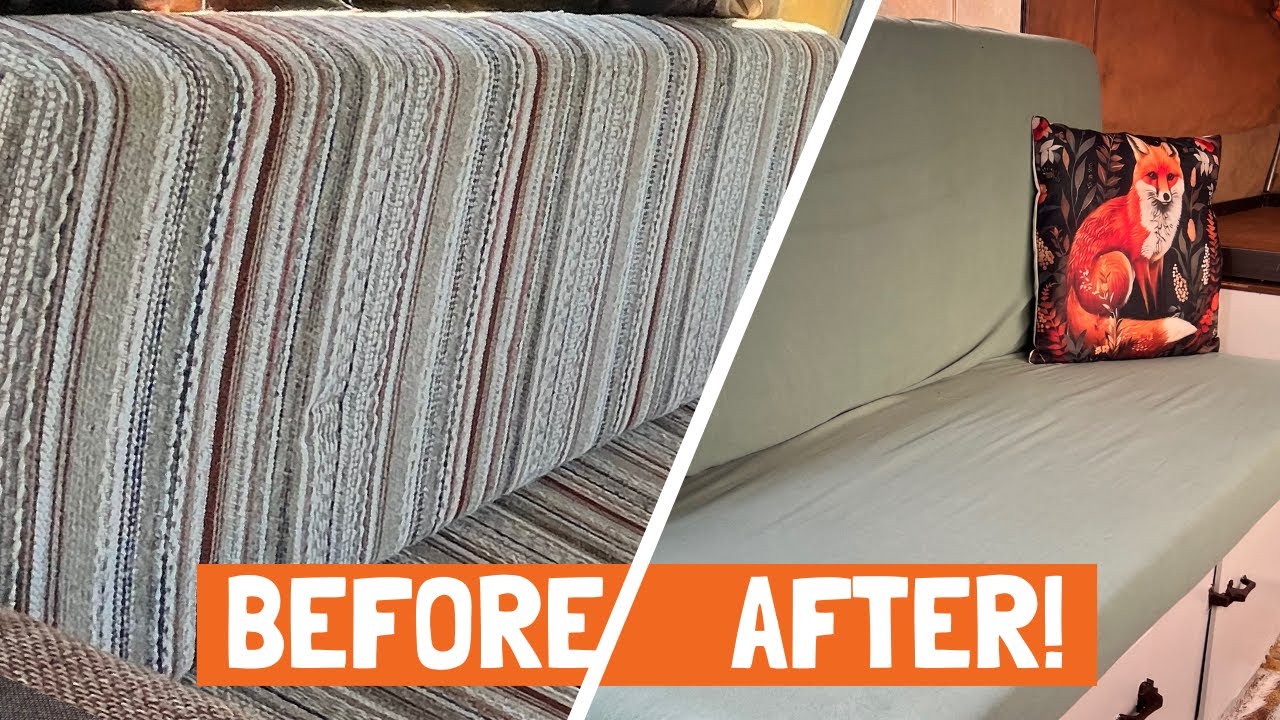 Pop Up Camper Remodel- Cushions!