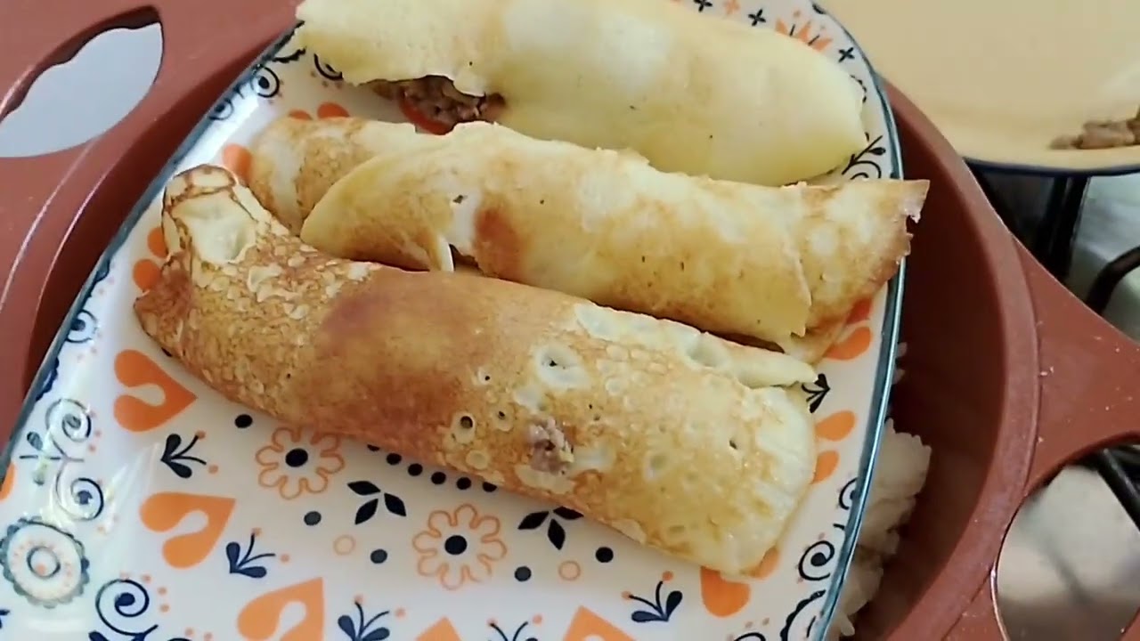 RECEITA DE HOJE: PANQUECAS DE FRANGO  ,. ( vou deixa a receita fixada nos comentários.