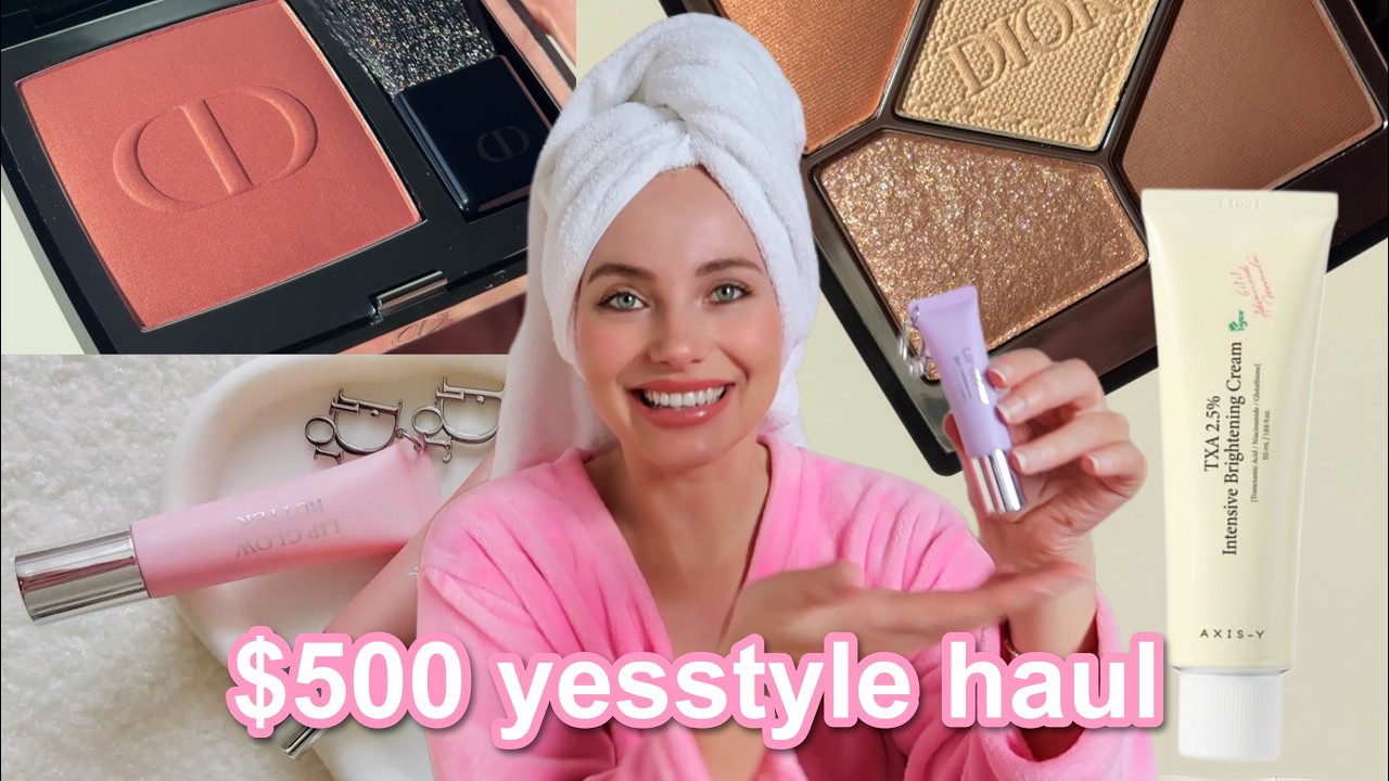 $500 YESSTYLE HAUL 🎀 affordable k-beauty & luxury makeup