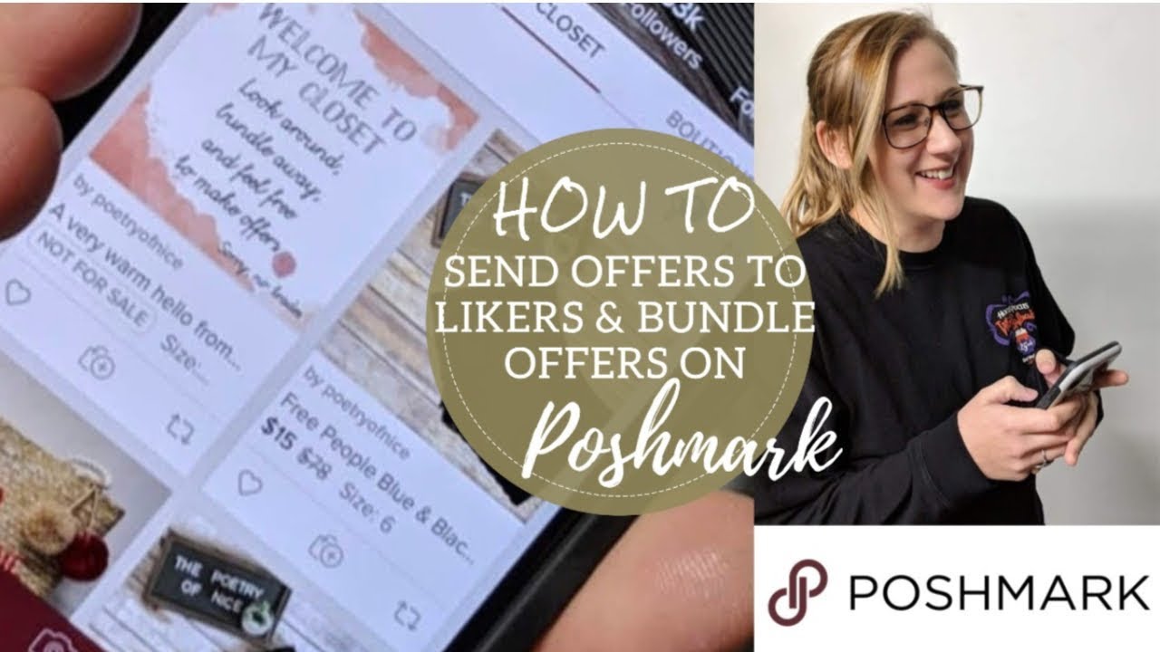 How To Send Offer To Likers & Bundle Offers on POSHMARK | Step by Step Demo Online Reseller Tutorial