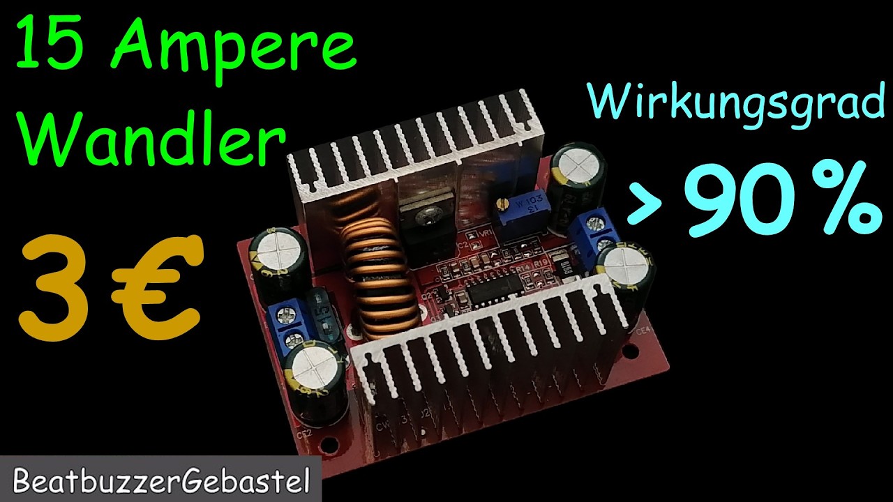 400W DC Wandler im Test - low cost boost