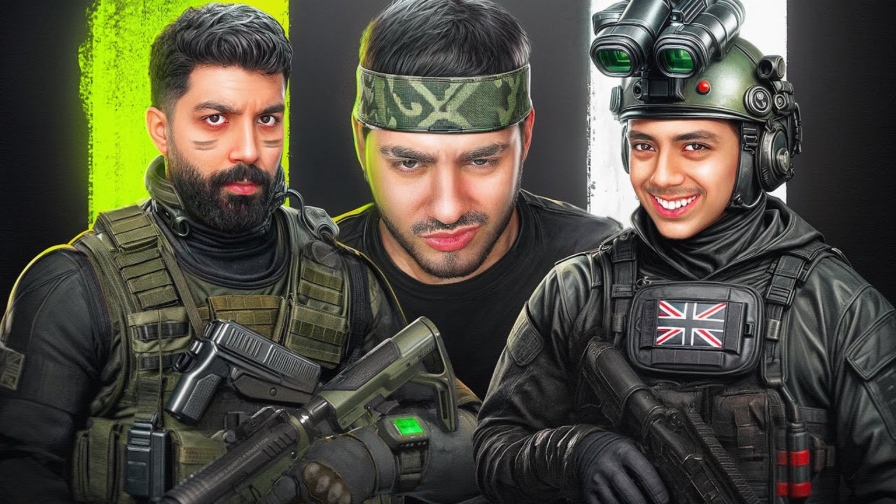 کالاف خانوادگی 🤣🔥 دوئل 1vs2 با داداش کوچیکم