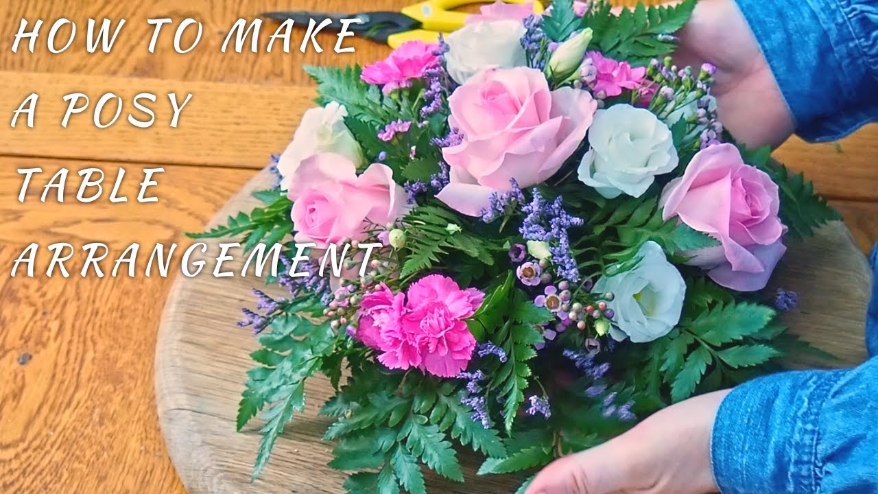 Как сделать цветочную композицию Posy #howto #flowers #flowerarrangement