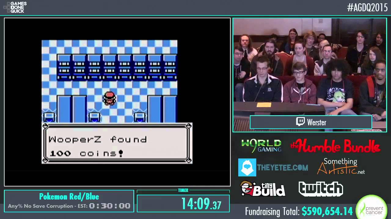 Awesome Games Done Quick 2015 - Part 149 - Pokemon Red by Werster