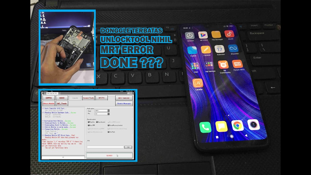 REDMI 7 lupa pola lupa akun mi lupa akun google. error software