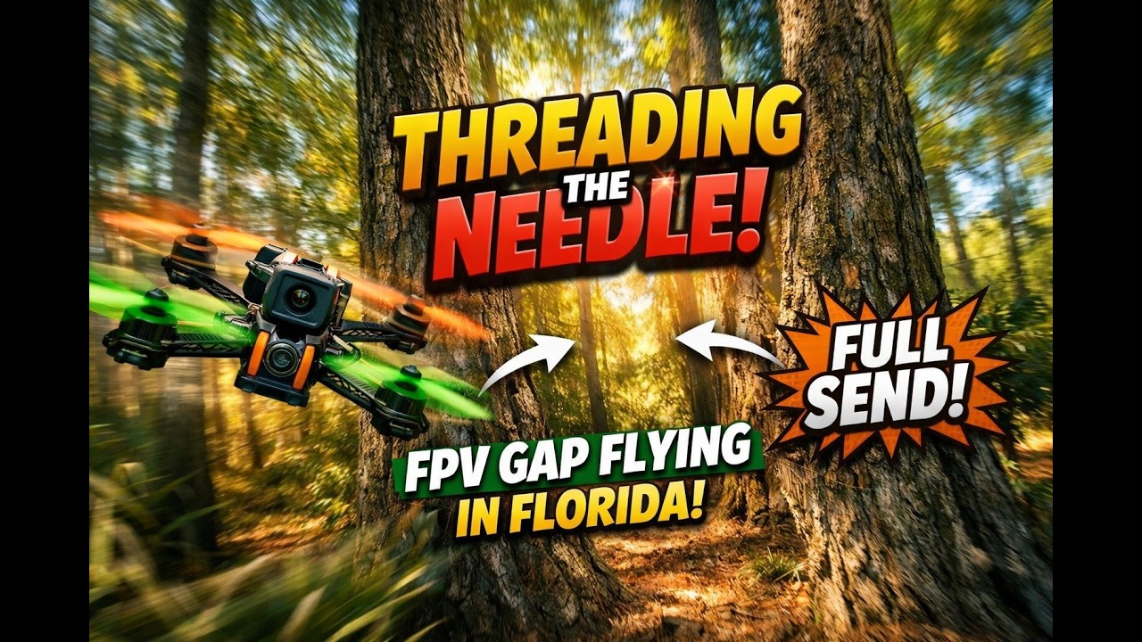 Threading the Needle! FPV Gap Practice Through Florida Trees