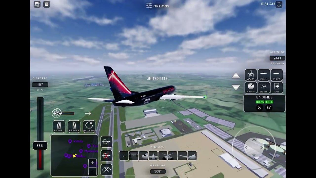 Project Flight Roblox - Full Flight Boeing 737 UNITED (Star Wars Livery) - Tivat to Southampton