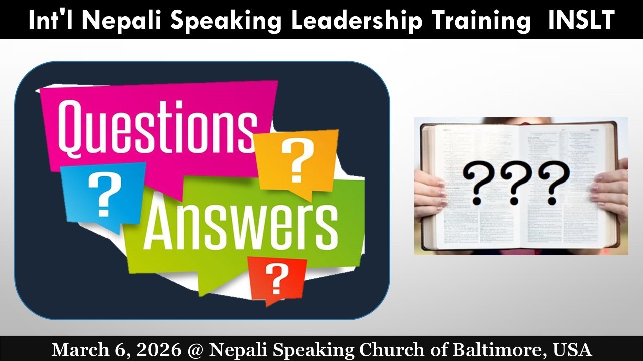 Questions and Answers, & Discussions