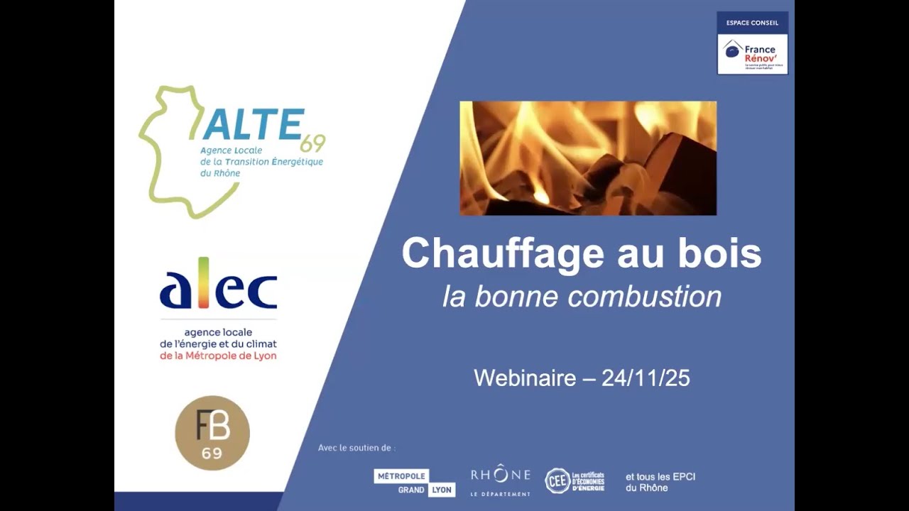 Webinaire : Le chauffage au bois individuel : solution idéale ou source de pollution ?