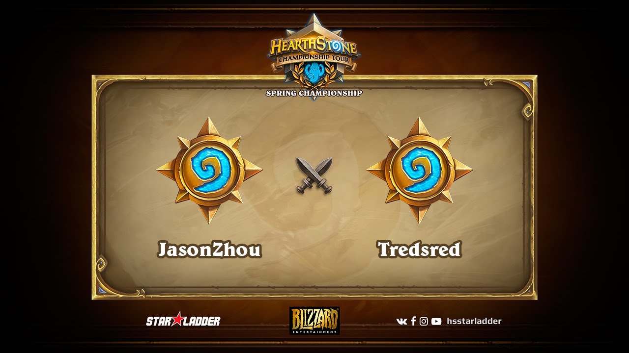 JasonZhou vs Tredsred, Hearthstone Championship Tour Spring 2017