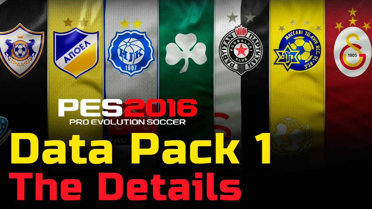 [TTB] PES 2016 Data Pack Update 1 - All the details!