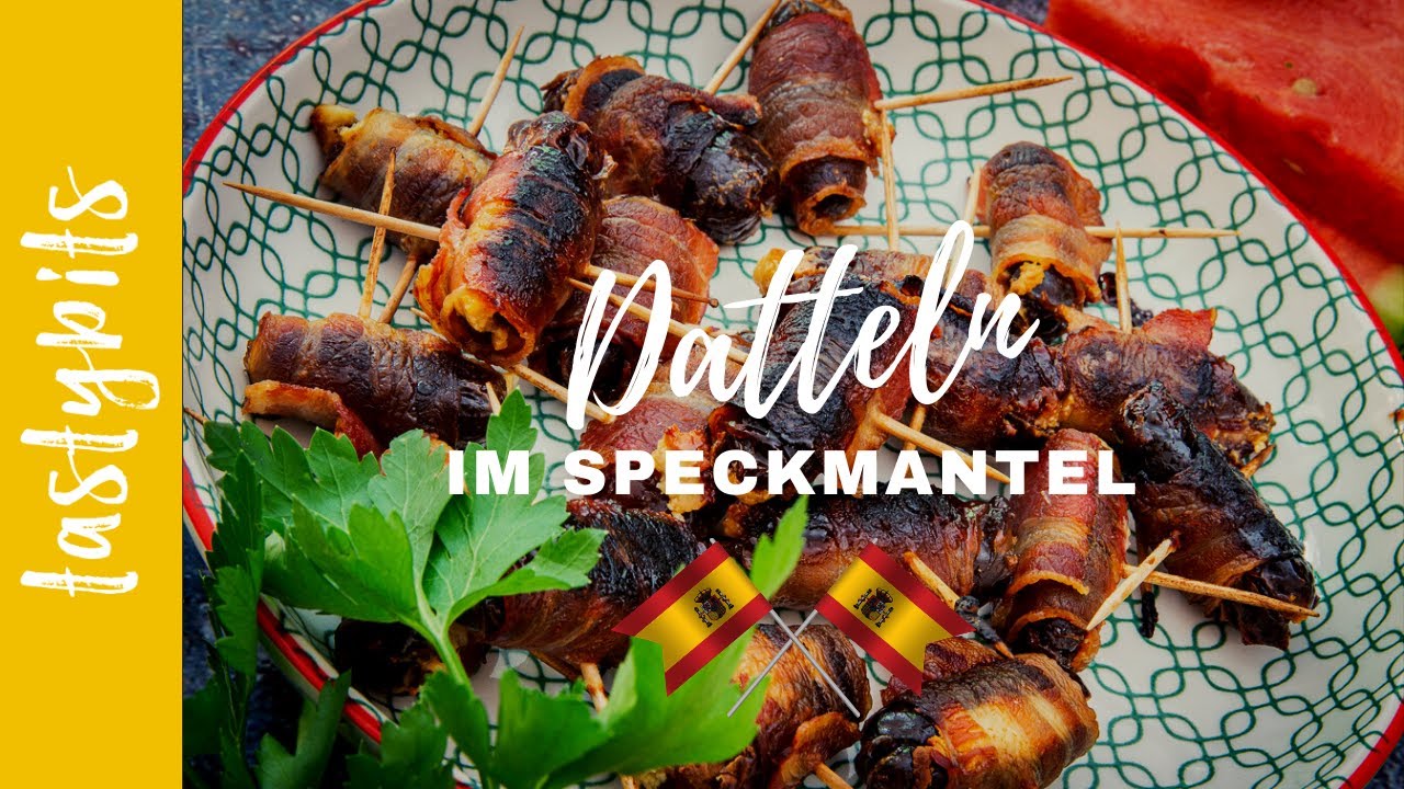 Datteln im Speckmantel - gef&uuml;llt mit Ziegenfrischk&auml;se (REZEPT)
