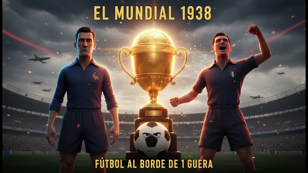 ¿Sabías que el Mundial 1938 se jugó al borde de la guerra? ⚽🌍🔥#futbol