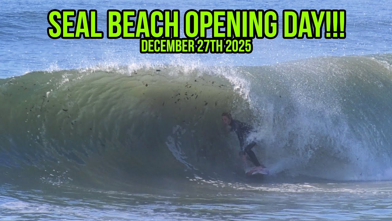 THIS IS WHAT OPENING DAY LOOKED LIKE AT SEAL BEACH!!! (December 27th 2025)