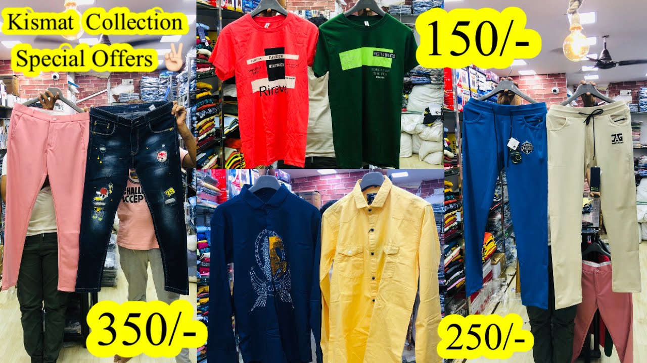 Kismat collection ✌🏻special offers 🔥|tshirt 150/-|shirt 250/-|lycra pants 350|track pants|dshehbaz