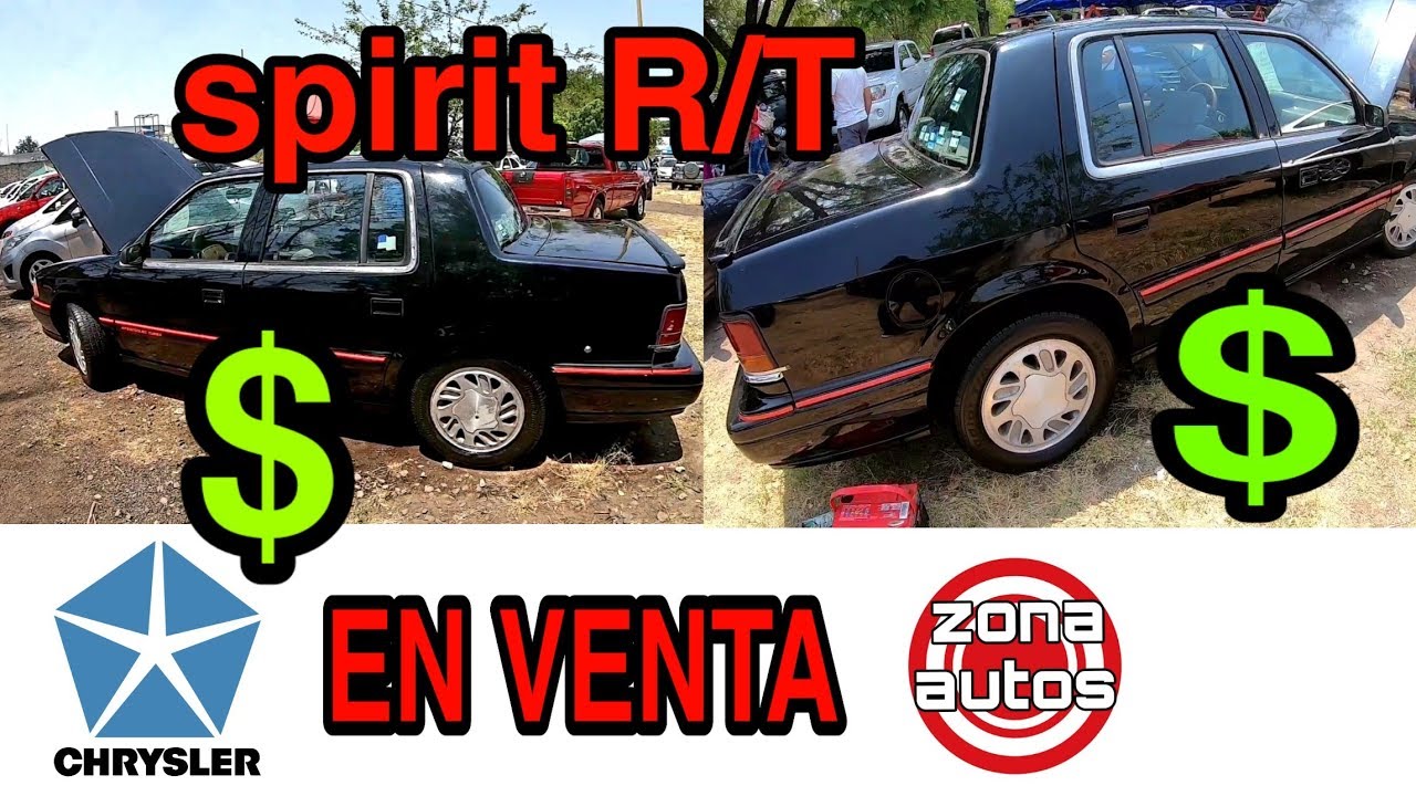 AUTOS LEGENDARIOS 🛑✅ chrysler SPIRIT R/T 92 AUTOS EN VENTA zona autos