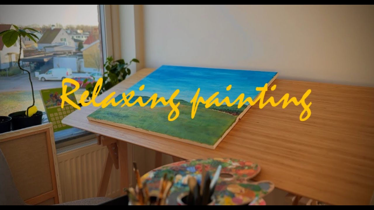 1 Hour Relaxing Oil Painting | Calm Seascape Painting on Canvas