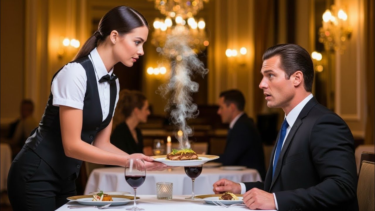 El multimillonario gritó “¿Quién hizo esto?!” — todos en el restaurante señalaron a la mesera