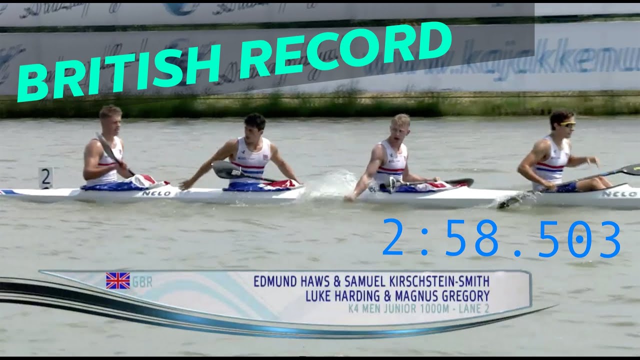 BRITISH RECORD!? K4 1000m - World Championships (OFFICIAL VIDEO)