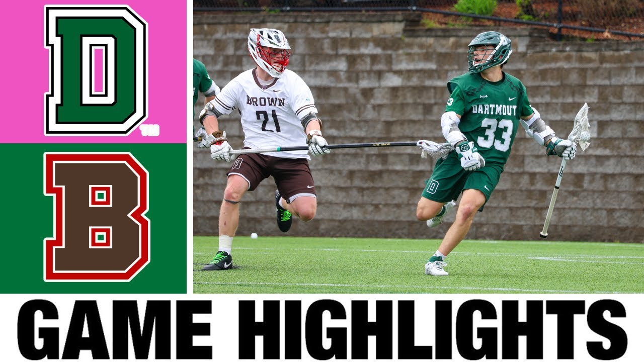 Dartmouth vs Brown Lacrosse Highlights | 2024 College Lacrosse | NCAA Lacrosse