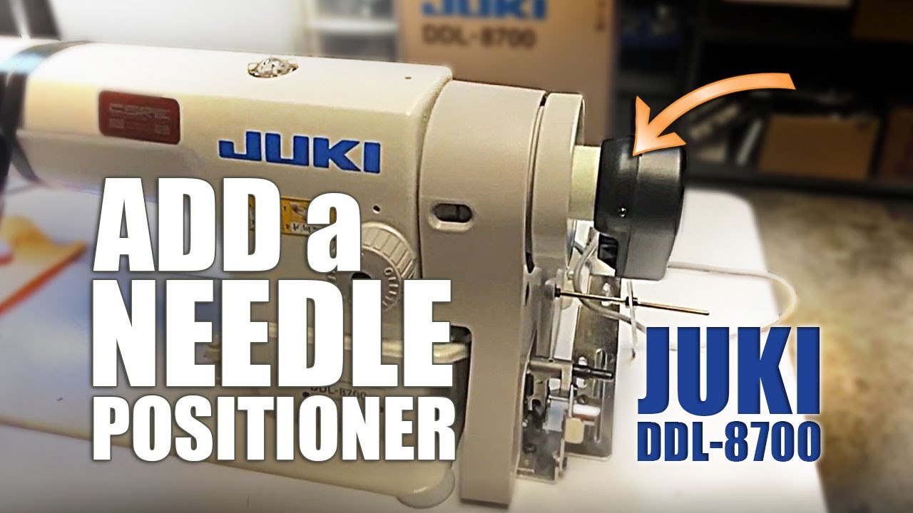 Добавьте позиционер иглы к вашей машине Juki DDL-8700