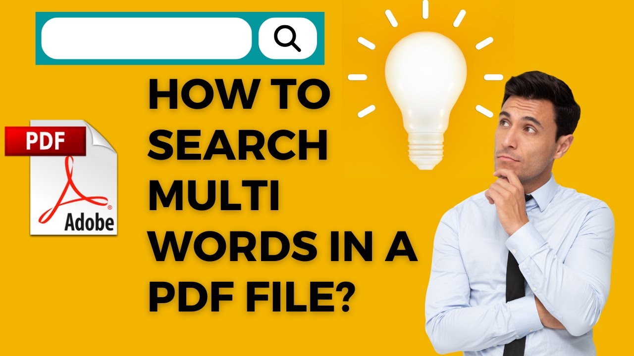 How To find Multi words in a single PDF File