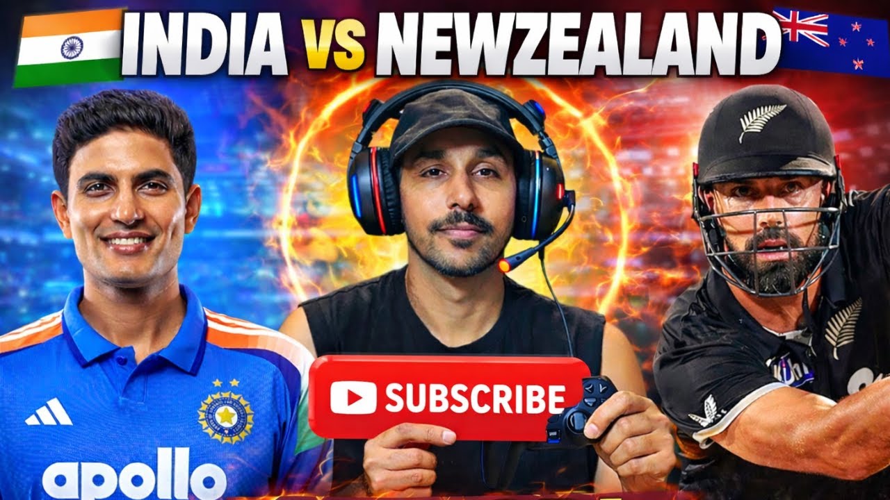 India vs New Zealand 3rd ODI LIVE | Series Decider  (Portrait)